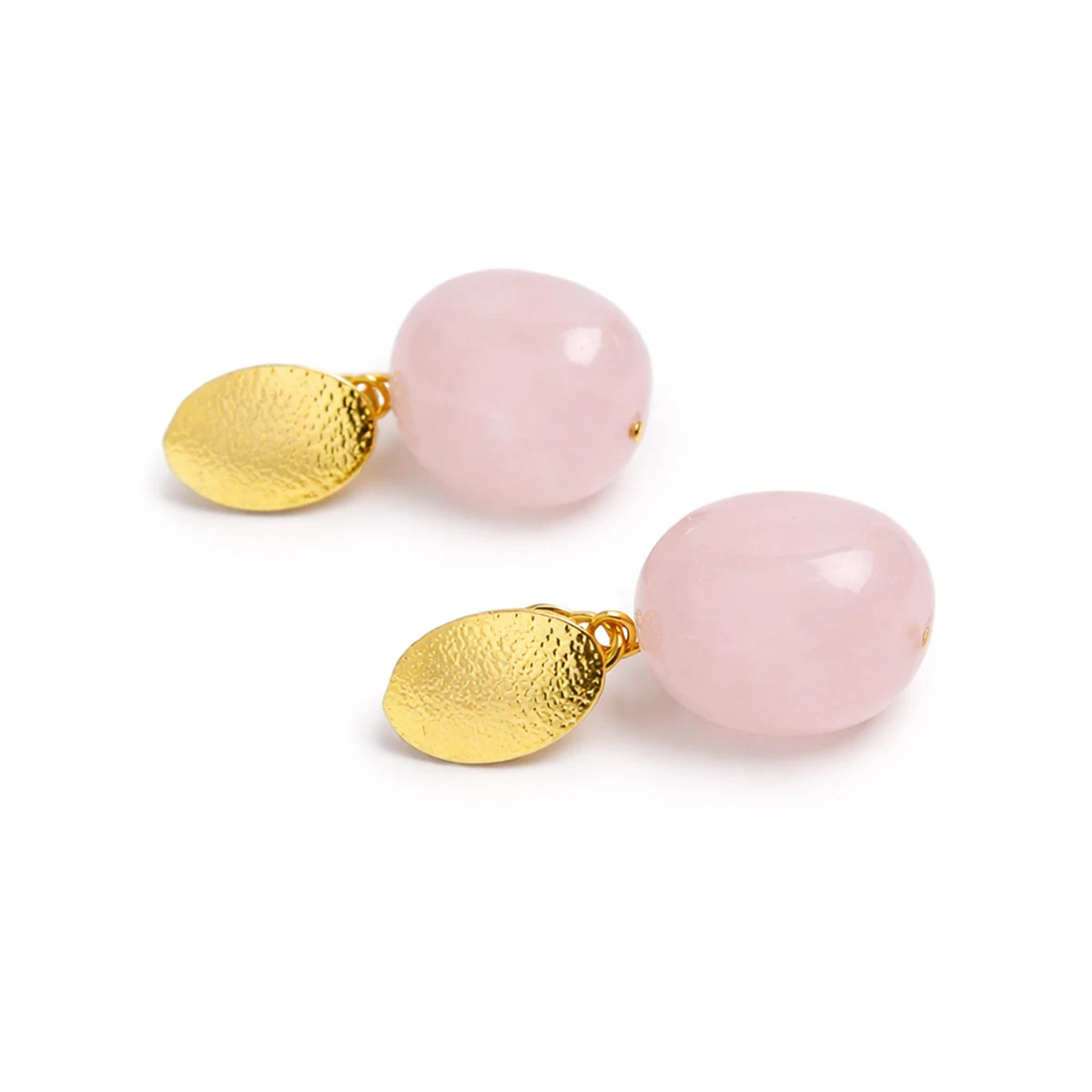Pink Pembe Kuvars Küpe Pink Pembe Kuvars Küpe