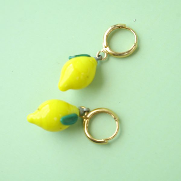 Murano Limon Küpe