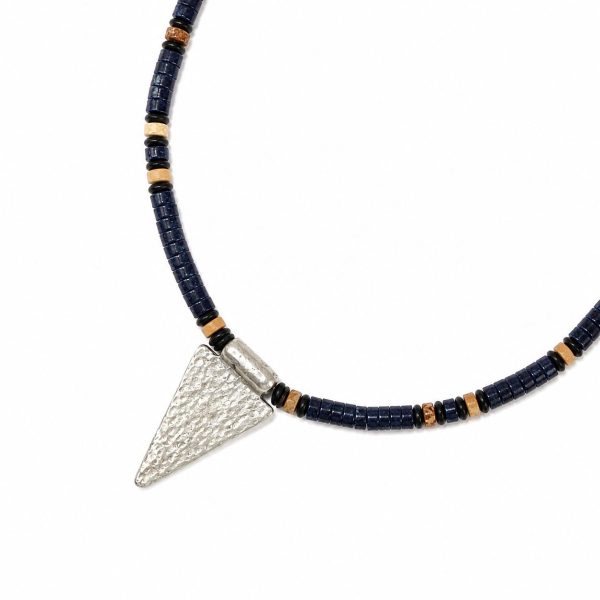 Asterion Lapis Lazuli & Havlit Doğal Taş Kolye
