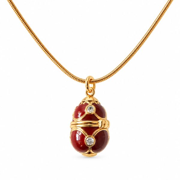 Nova Bordo Şans Yumurtası Çelik Kolye