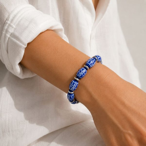 Tigris Blue Tibet Akiği Bileklik