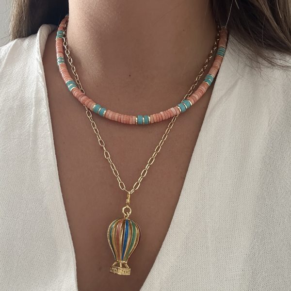 Noa Mercan ve Turkuaz Taşı Kolye1