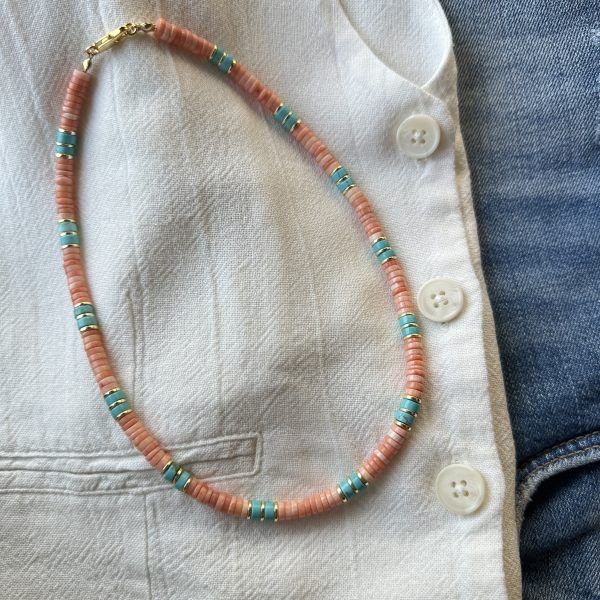 Noa Mercan ve Turkuaz Taşı Kolye