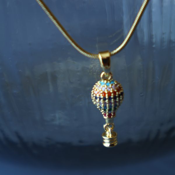 Colourful Balon Çelik Kolye2