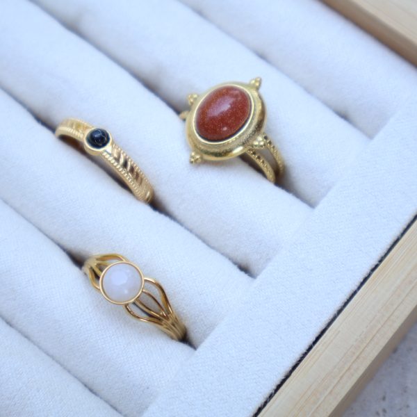 Yıldız Taşı Çelik Yüzük6