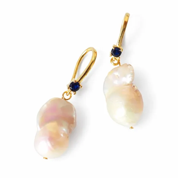 Amour Barok İnci Night Gümüş Küpe