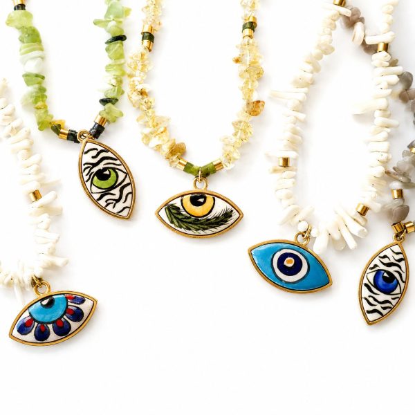 Emerald Eyes Yeşim Taşlı Kolye
