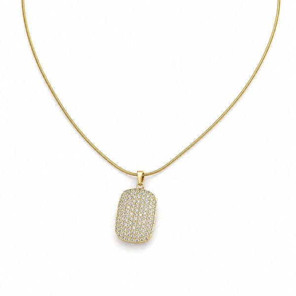 Open Locket Taşlı Kapaklı Kolye