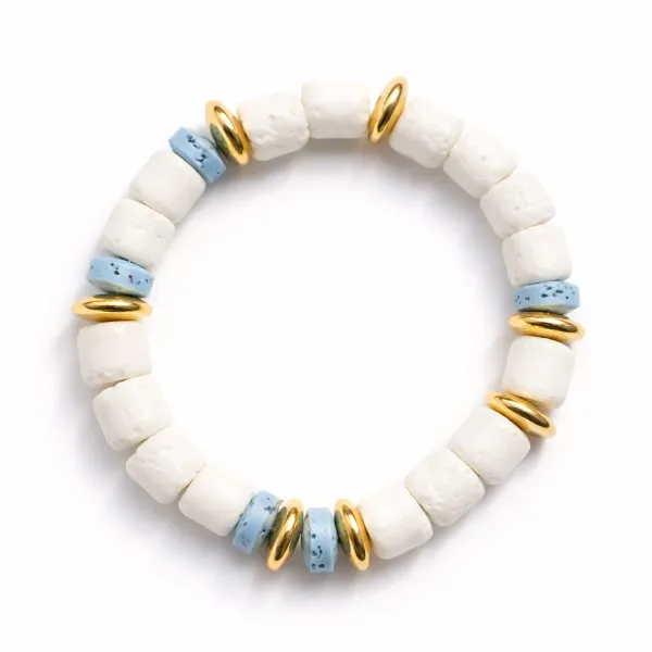 Petalia Beyaz Bileklik