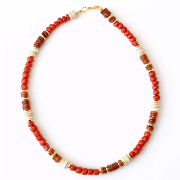 Pocahontas Sedef ve Mercan Kolye